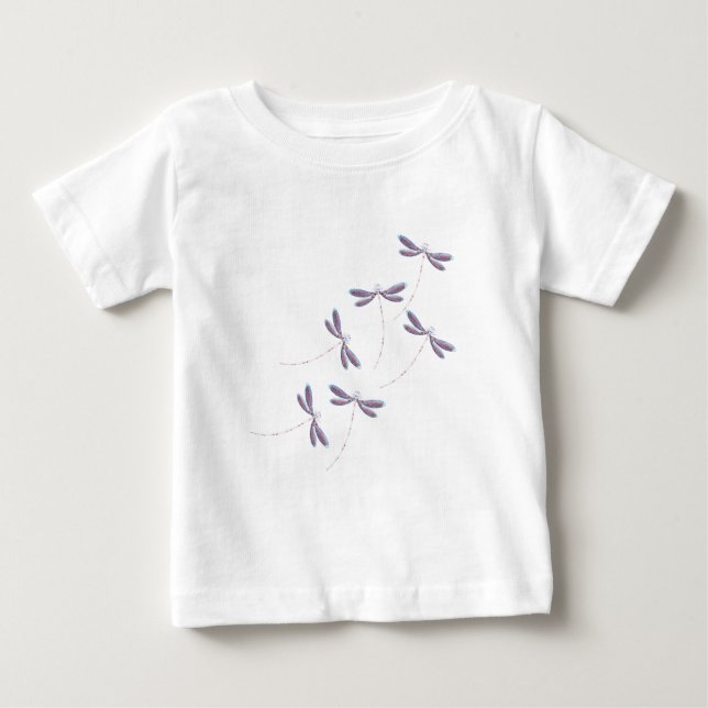 Dragonflies in flight baby T-Shirt (Front)