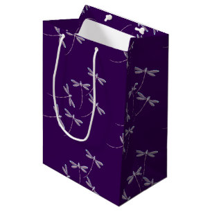 Dragonflies in flight medium gift bag