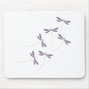Dragonflies in flight mouse pad