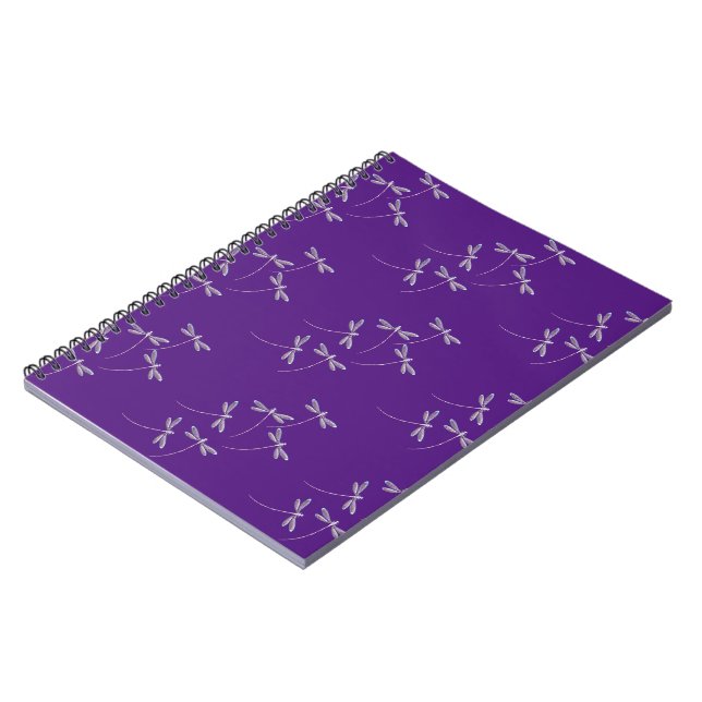 Dragonflies in flight notebook (Left Side)
