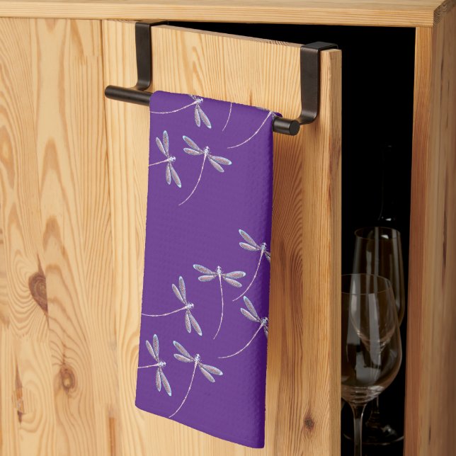Dragonflies in flight towel (Thirds Fold)
