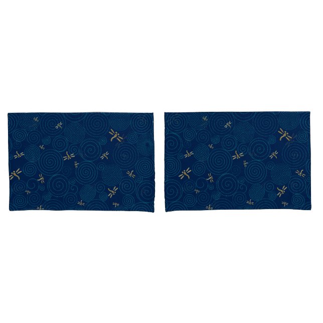 dragonflies in the rain pillow case (Front-Set)