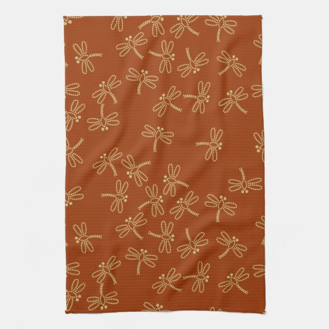 dragonflies kitchen towel (Vertical)