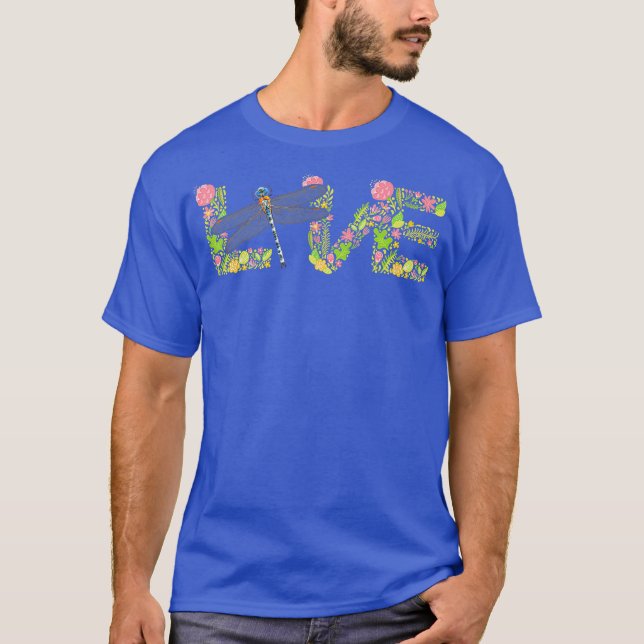 Dragonflies Love Spirit Animal Nature T-Shirt (Front)