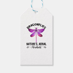 Dragonflies Nature Insect Nature's Aerial Acrobat  Gift Tags