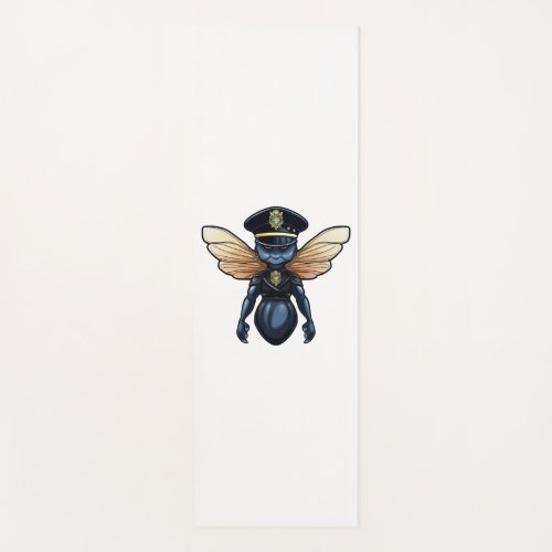 Dragonflies police yoga mat