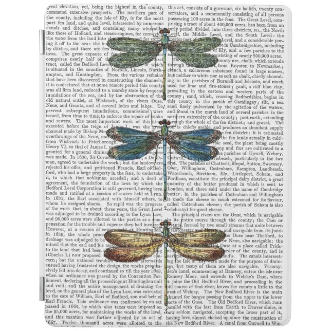 Dragonflies Print 2 iPad Air Cover (Front)