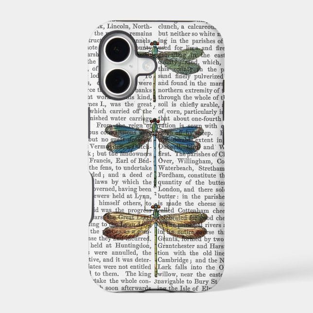 Dragonflies Print 2 Iphone Case (Back)