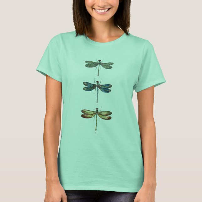 Dragonflies Print 2 T-Shirt (Front)