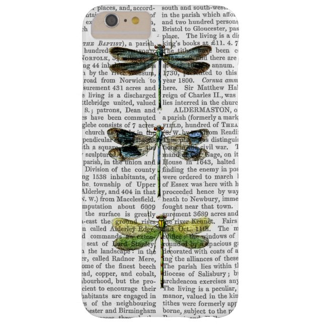 Dragonflies Print 3 Case-Mate iPhone Case (Back)