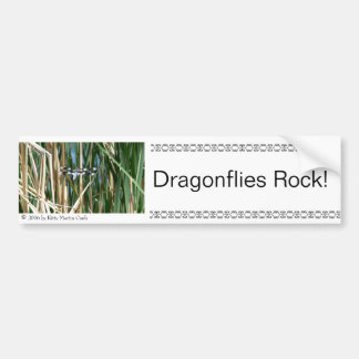 Dragonflies Rock! Bumper Sticker