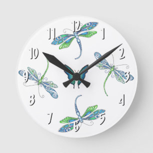Dragonflies Wall Clock