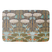 Dragonflies Water Lilies Marsh Art Nouveau