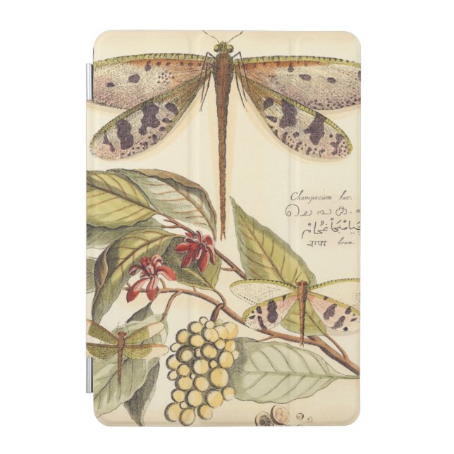 Dragonflies with Leaves and Fruit iPad Mini Cover (Front)