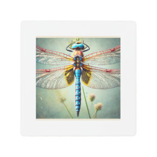 Dragonfly 260924IREF213 - Watercolor Metal Print