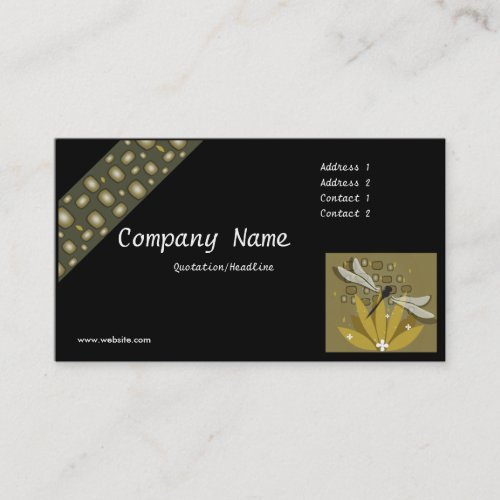 Dragonfly #2 Design Business Card
