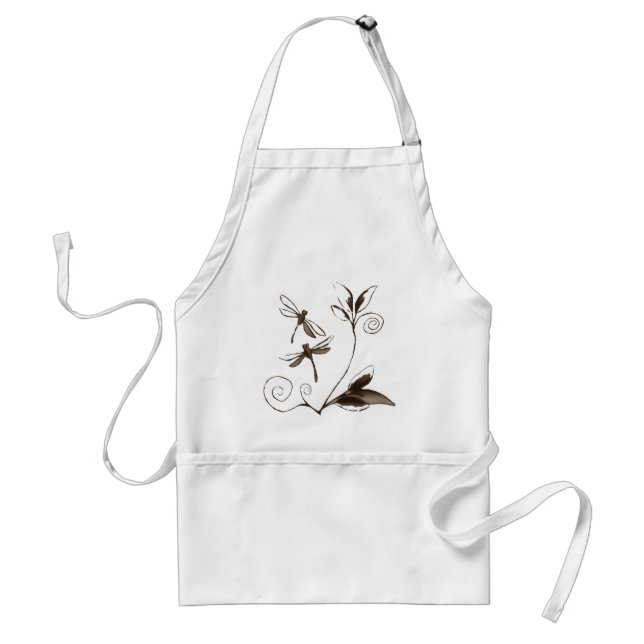 Dragonfly Abstract Adult Apron (Front)