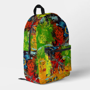 Dragonfly Abstract Back Pack Bag