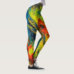 Dragonfly abstract leggings