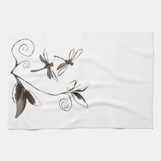 Dragonfly Abstract Towel