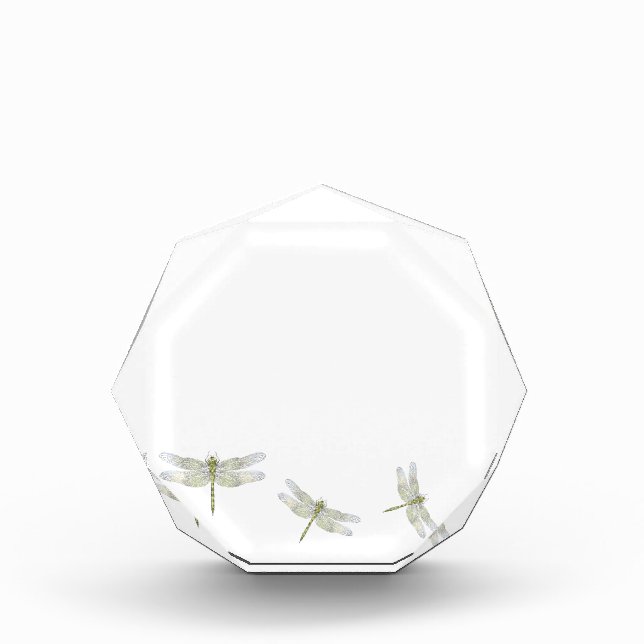 Dragonfly  acrylic award (Front)