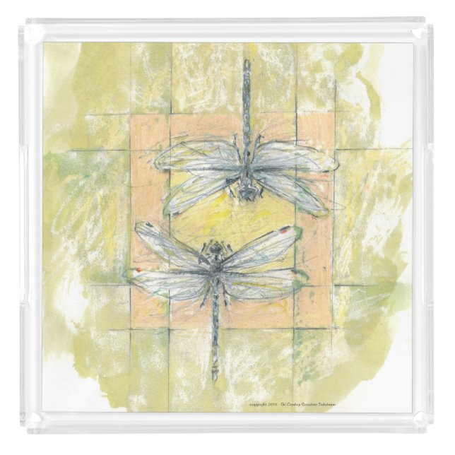 Dragonfly Acrylic Tray (Front)