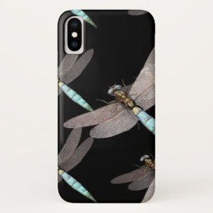 Dragonfly Air Force on Black iPhone X Case