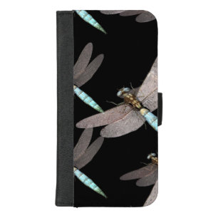 Dragonfly Air Force on Black iPhone 8/7 Plus Wallet Case