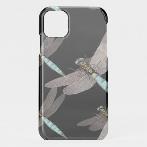 Dragonfly Air Force on Black Uncommon iPhone Case