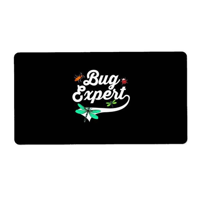 Dragonfly And Bug Expert Label (Front)