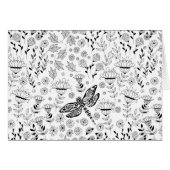 Dragonfly and flowers (Front Horizontal)