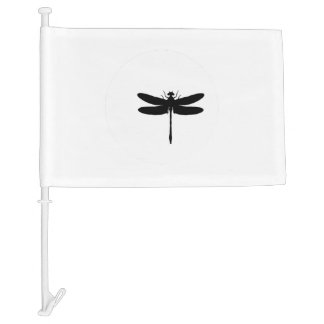 Dragonfly and Moon TSHIRT Car Flag