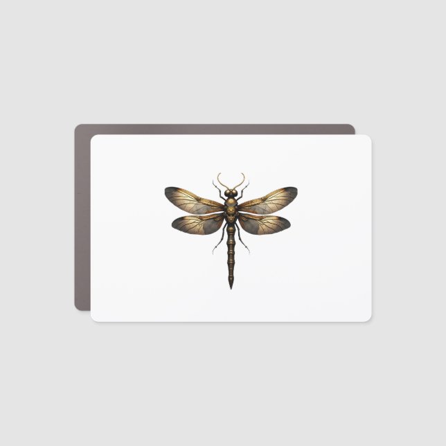 Dragonfly Animal Art Graphic Dragonfly (4) Car Magnet (Front)