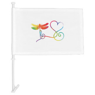 Dragonfly Animal Car Flag