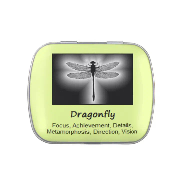 Dragonfly Animal Spirit Meaning Collectible Candy Tin | Zazzle