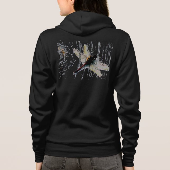 Dragonfly Art Hoodie (Back)