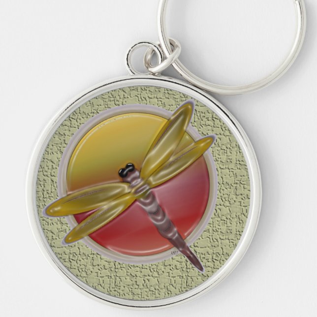 Dragonfly Art Keychain (Front)
