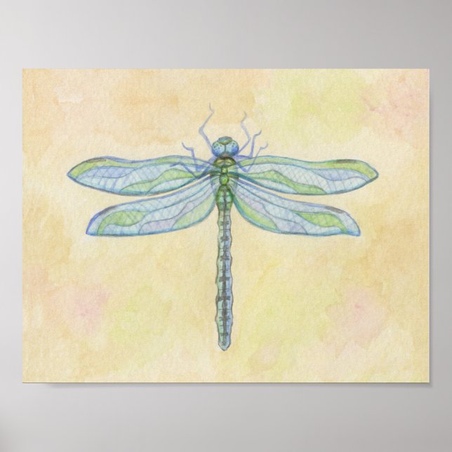 Dragonfly art print (Front)
