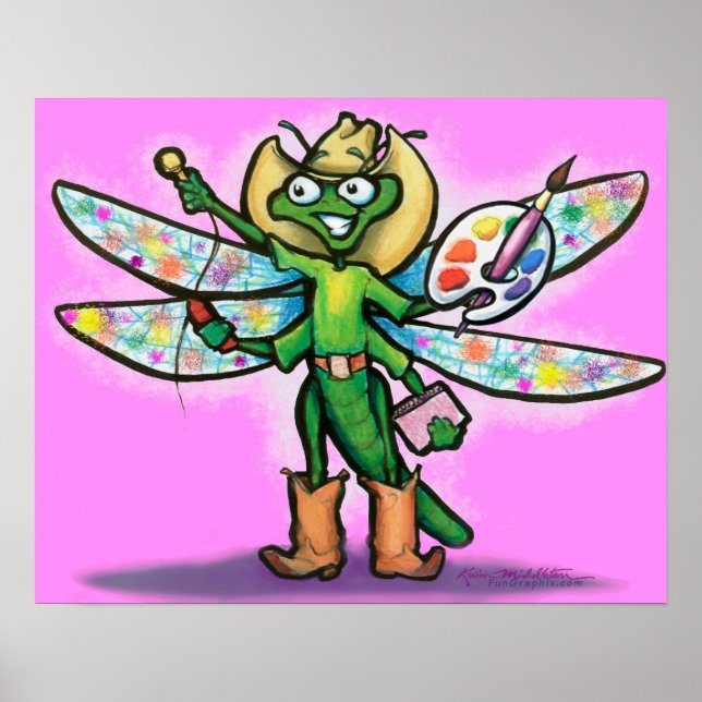 Dragonfly Arts Poster (Front)