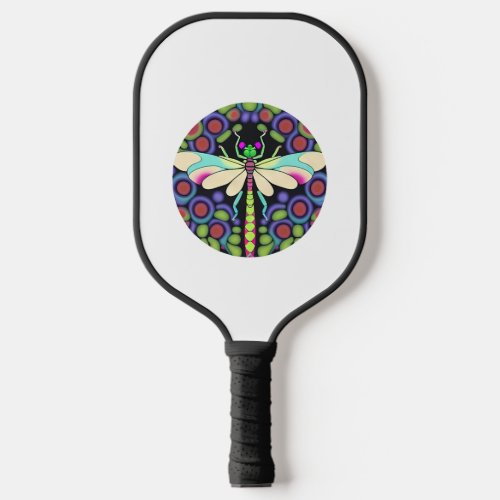Dragonfly Beautiful colorful and ornate    Pickleball Paddle