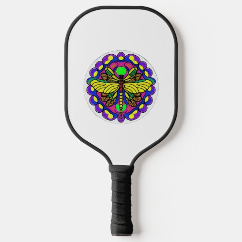 Dragonfly Beautiful colorful and ornate  Pickleball Paddle