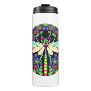 Dragonfly Beautiful, colorful, and ornate Thermal Tumbler