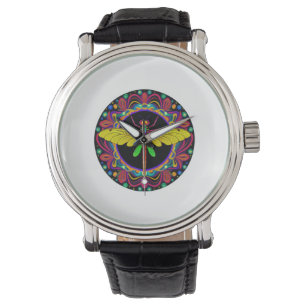 Dragonfly Beautiful, colorful, and ornate Watch