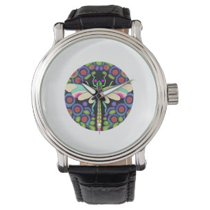 Dragonfly Beautiful, colorful, and ornate Watch
