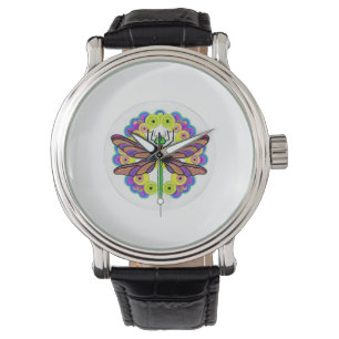 Dragonfly Beautiful, colorful, and ornate Watch