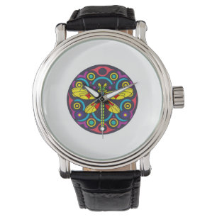 Dragonfly Beautiful, colorful, and ornate Watch