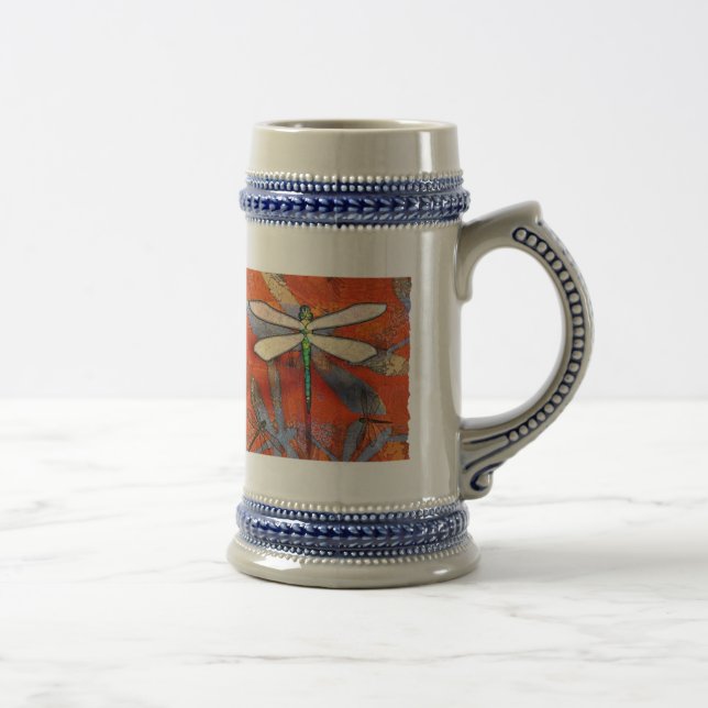 Dragonfly Beer Stein (Right)