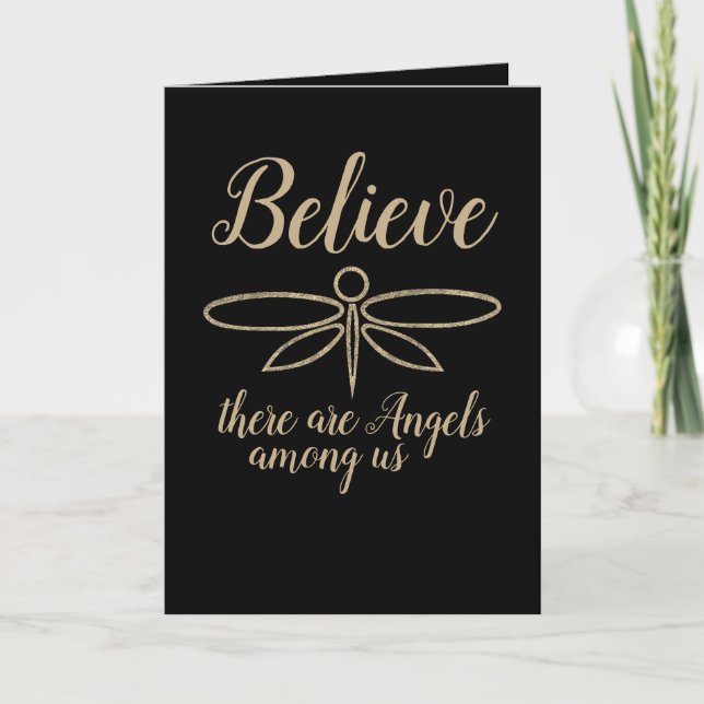 Dragonfly Believe Card (Front)
