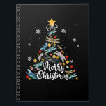 Dragonfly Bird Christmas Tree Entomologist Loves D Notebook<br><div class="desc">Dragonfly Bird Christmas Tree Entomologist Loves Dragonflies T-Shirt</div>