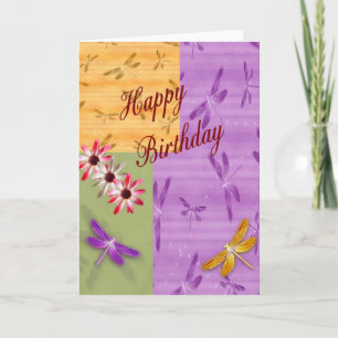 Dragonfly Birthday Card